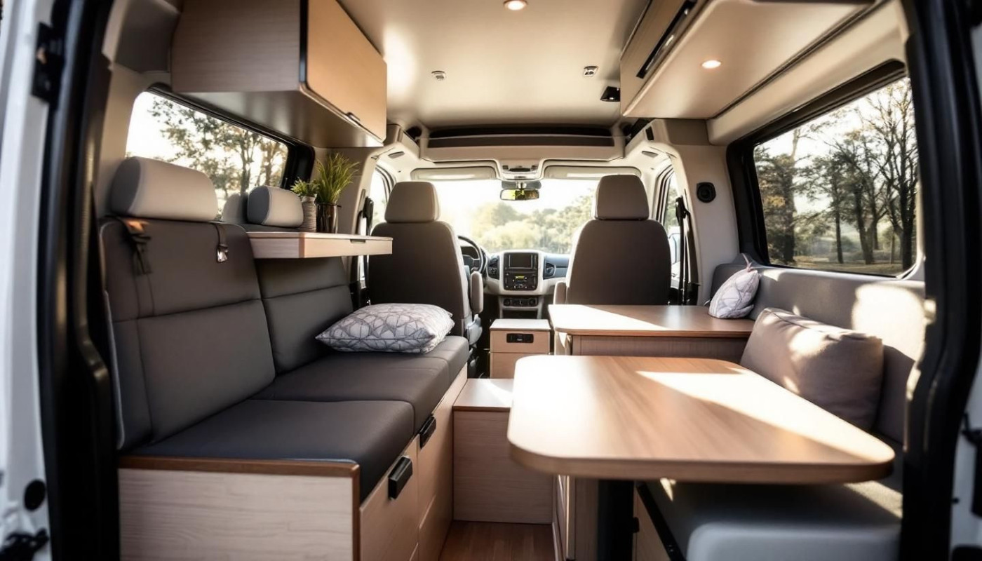 Comment optimiser l'espace dans un petit van aménagé ?
